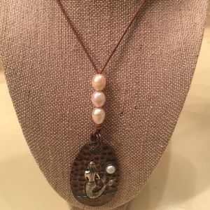 Mermaid pendant Adjustable Necklace